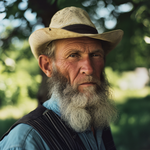 Portrait of an Amish Elder