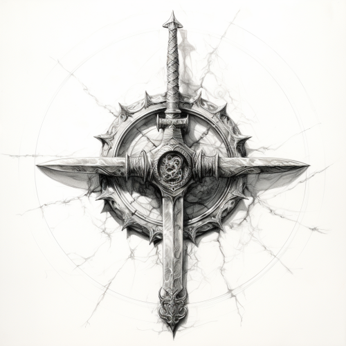 Amullet Attack Symbol Round Six Swords