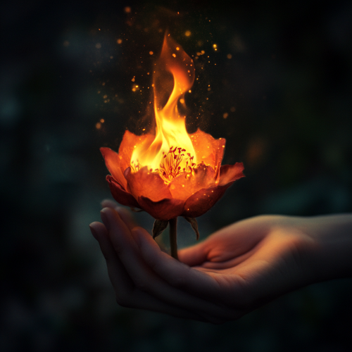 Visionary with Ancient Flame Visionary with Ancient Flame