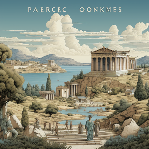 Ancient Greece archaeological ruins