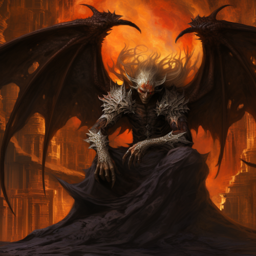 Angel Demon Style Art Dragon Picture Angel Demon Style Art Dragon Picture