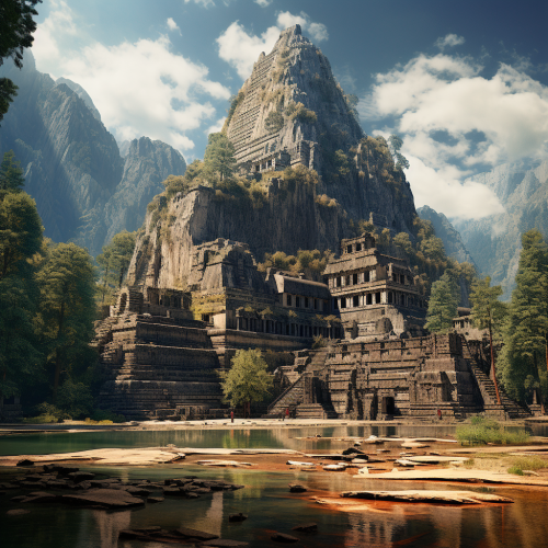 Stunning Angkor Wat temple in Yosemite Valley