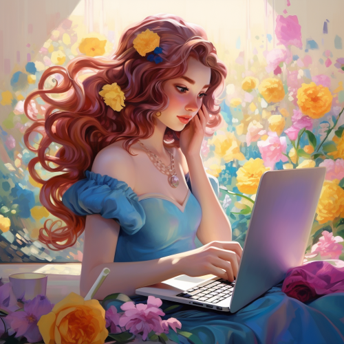 Colorful dress with vibrant details