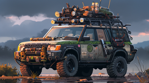 Repulsive Anime Land Rover Discovery