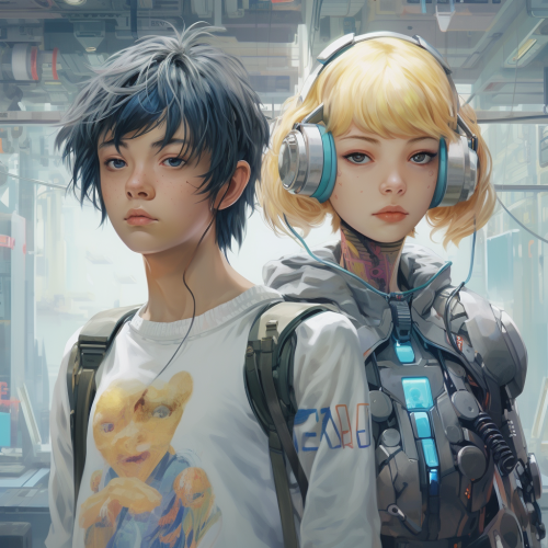 Cute unisex bob hairstyle for ten-year-olds