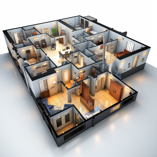 Apartment Building Floor Map Image