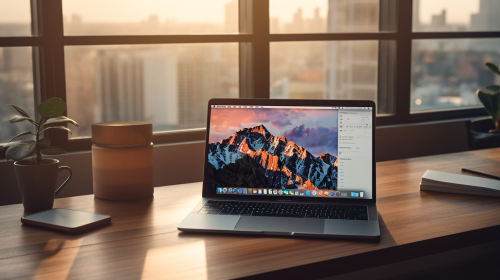 Apple Mainstage Software on Desk