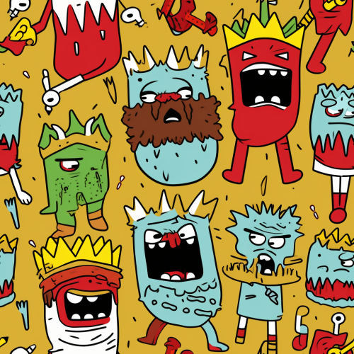 Aqua Teen Hunger Force characters battling in high definition