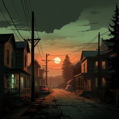 Image of an Archer in Hopper-esque Style