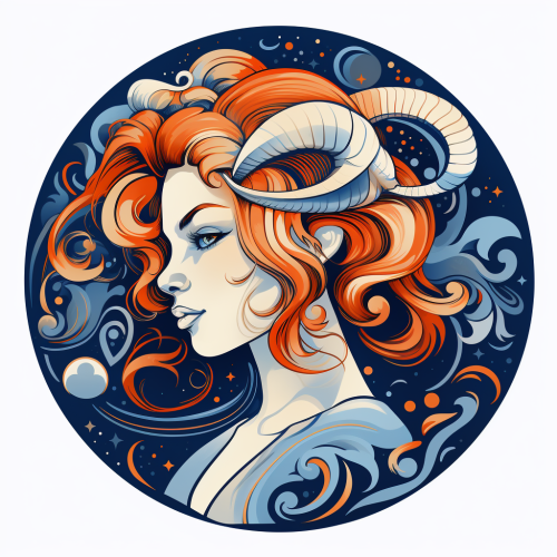 Traditional Aries Zodiac Tattoo Design
