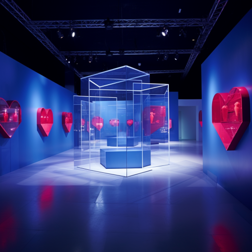 Innovative art exhibition with heart and mind