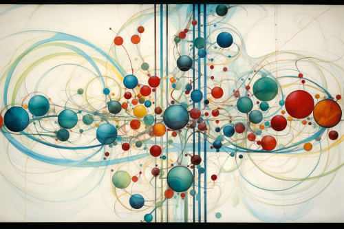 Abstract AI Chaos Artistic Colors