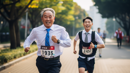 Man in marathon attire with number 52