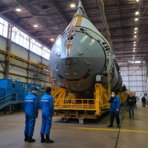 Astronaut holding city from side  ?