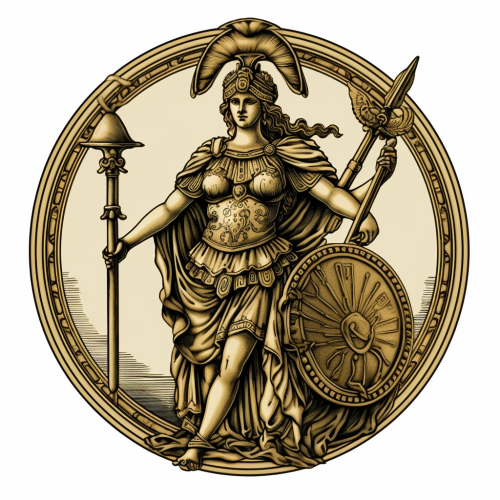 Athena military emblem transparent