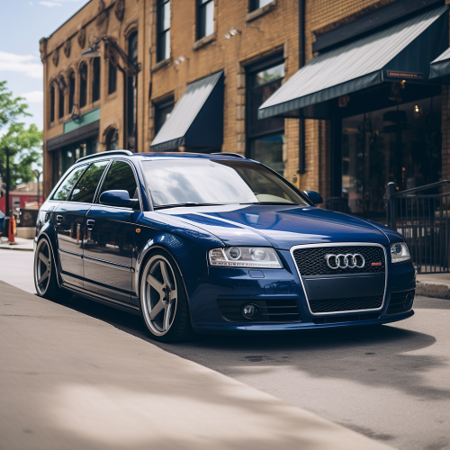 Stunning Audi S4 Avant with Black Rims