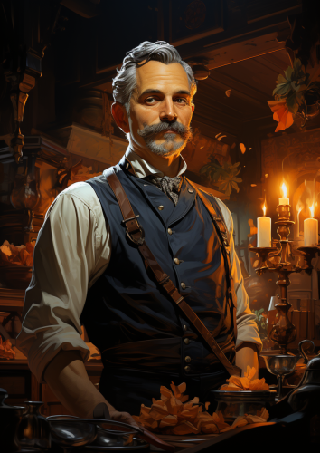 Aurelian Military Chef Vintage Animation