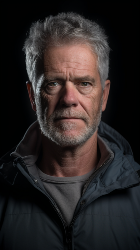 Hyper-realistic portrait of an adult from Austria
