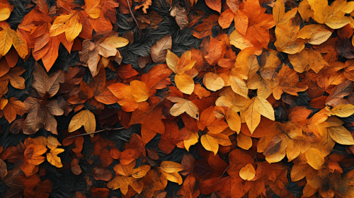 Scenic Autumn Leaves Background