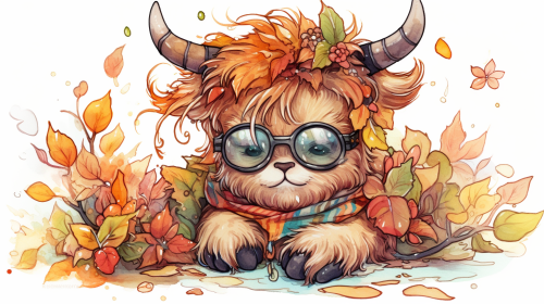 Vibrantly detailed autumn boho flowers coloring design