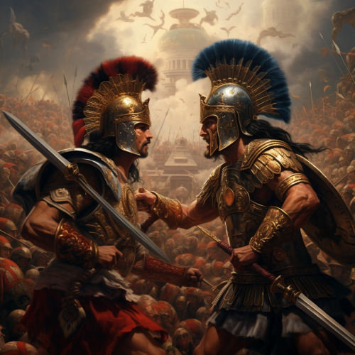 Aztecs and Romans in Battle Aztecs and Romans in Battle