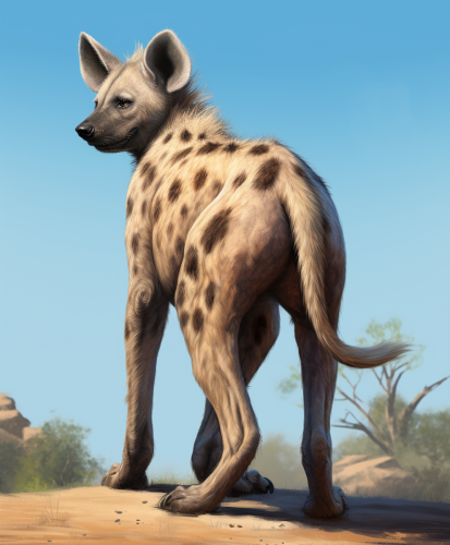 Hyena in Bambi artstyle