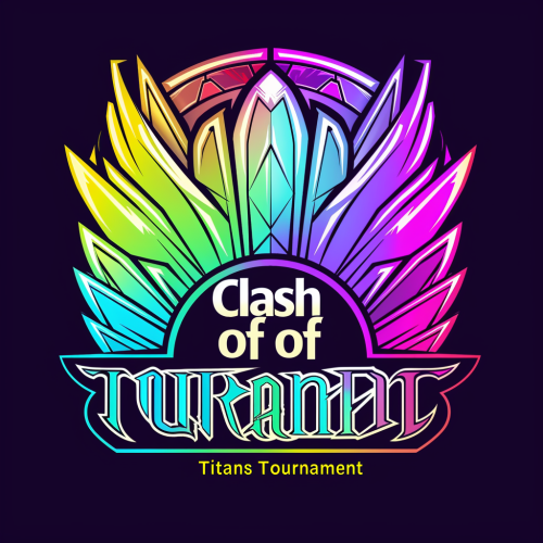Basketball competition logo Clash Titans v6 Basketball competition logo Clash Titans v6