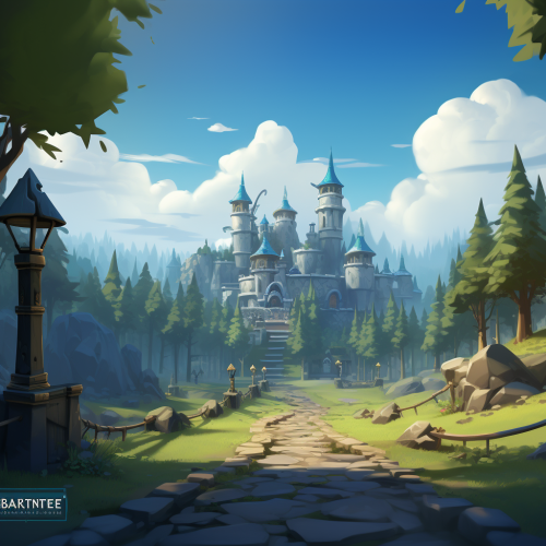 Battlerite Game Landscape in Ancient Kiev Slavic Theme Battlerite Game Landscape in Ancient Kiev Slavic Theme