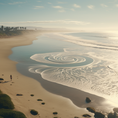 Beach in Southern California White Lotus Style