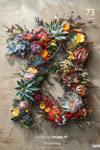 Beautiful Fynbos Birthday Text Image