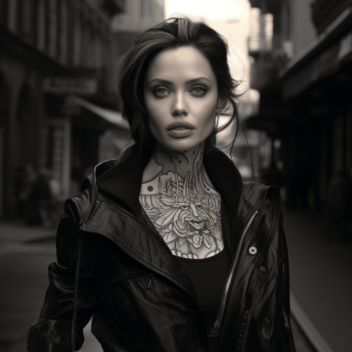 Hyperealistic image of beautiful queen in New York