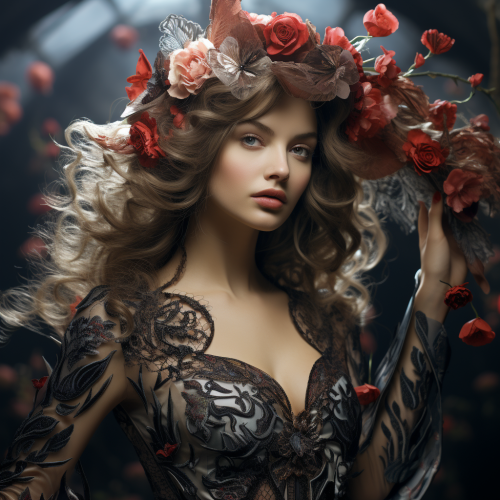 Stunning woman, world's beauty