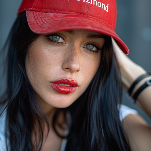 Woman with Red Cap  Dizmond