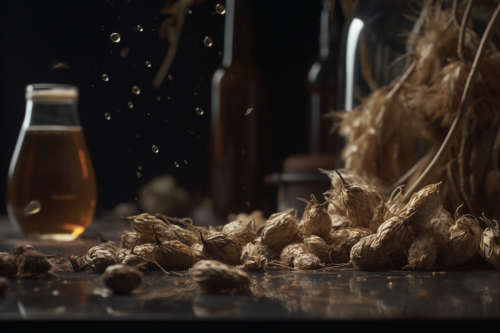 Beer ingredients in close-up