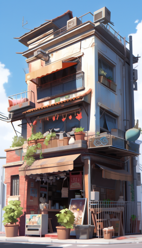 Traditional Beijing Hutong Rooftop Scene