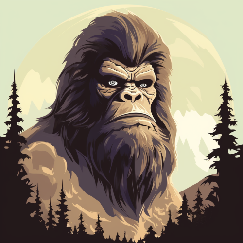Bigfoot in Adventure Time Style