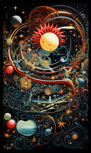 Psychedelic rebirth of biomechanical moon war machine