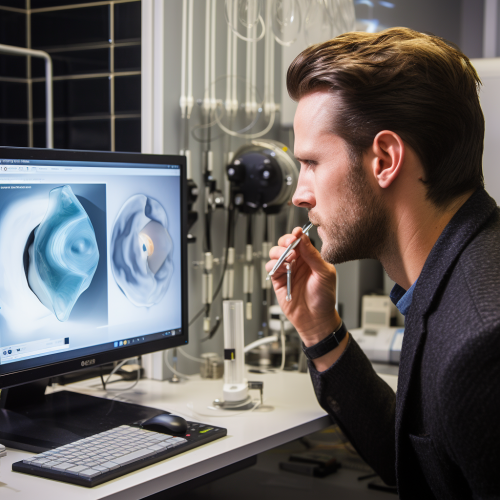 Real-time bioprinting of patient's ear .