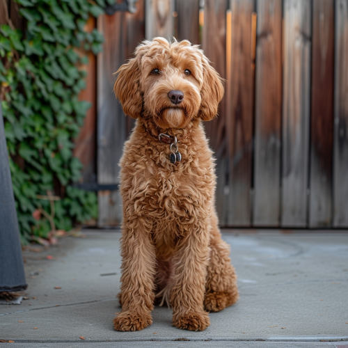 Biscuit Brown Labradoodle Hybrid Picture