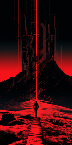 Minimalist Sci-Fi Poster Art
