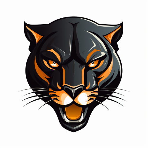 Black Panther NBA Logo Vector
