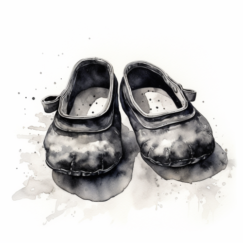 Baby Soles Watercolor Art