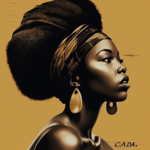 Black woman in Midjourney AI prompt Black woman in Midjourney AI prompt