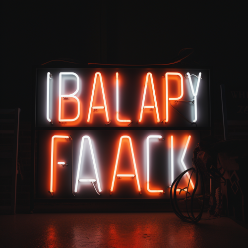 Neon sign saying Black Friday