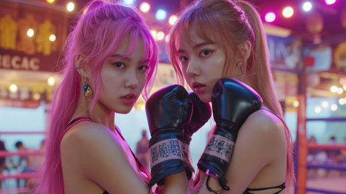 Blackpink K-Pop Fight Thai Boxing