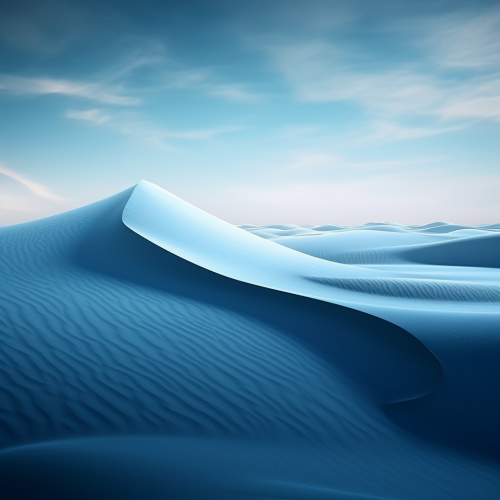 Flowy blue sand cinematic background
