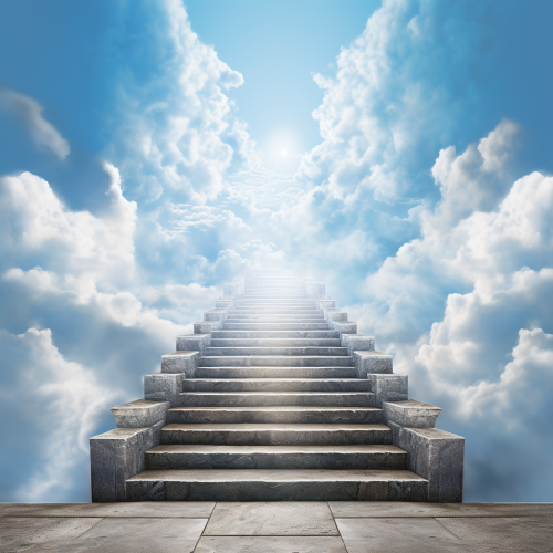 Breathtaking blue sky photo