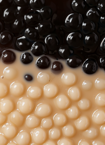 Boba Tea Texture Fill Frame