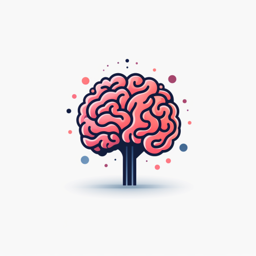 Simple design brain logo Simple design brain logo