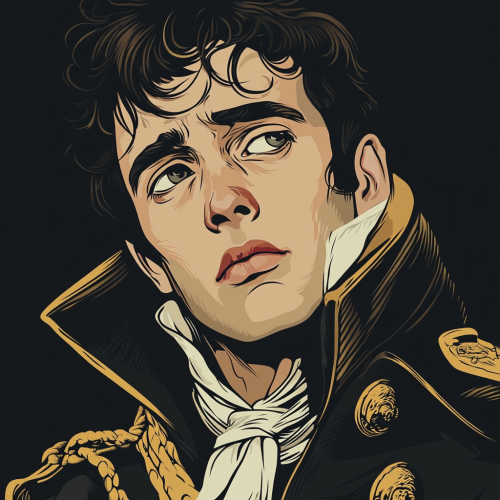 Sad British Naval Officer Portrait